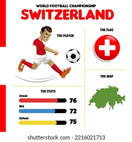 Vector object of Switzerland Football team