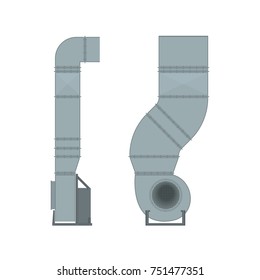 Vector object of ventilation system.