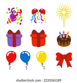 vector objects celebrate socialize happiness