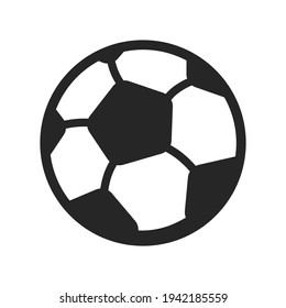 Vector Objects Spherical soccer balls for various sports events. Isolated on white background.