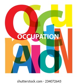 Vector Occupation. Broken text