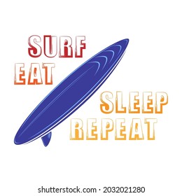 Silhouettensymbol des Vectoris Ocean Surf Board einzeln auf weißem Hintergrund.