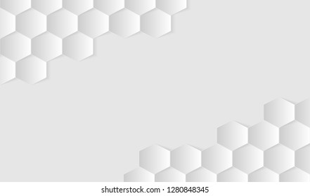 vector octagon texture White abstract Background, monochrome geometric seamless elegant luxury cool style.