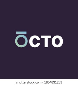 vector of octo type logotype. good for any industry.