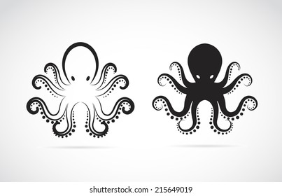 Vector of an octopus design on white background. Aquatic animals. Easy editable layered vector illustration.