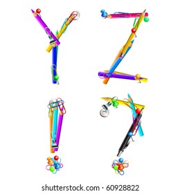 Vector Office alphabet