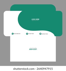 Vector vector office envelope design template
