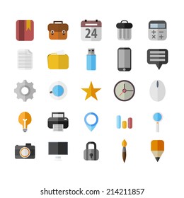 Vector Office Icons 25 Set