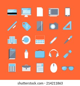 Vector Office Icons 25 Set