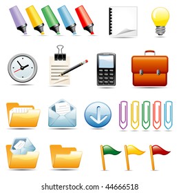 vector office icons