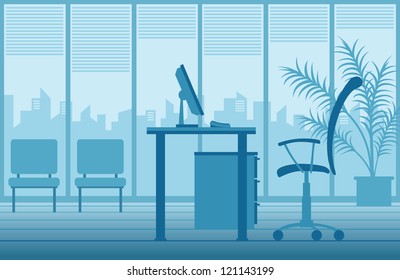 vector office interior
