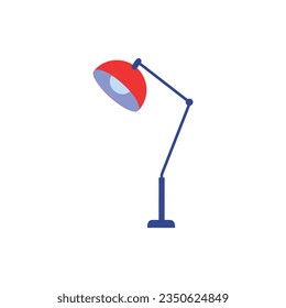 Vector office lamp isolated on white background