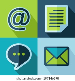 Vector office set icons. Eps10