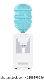 Vector Office Water Cooler Icon illustration.