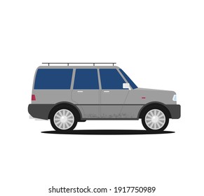 Vector off-road car in flat style