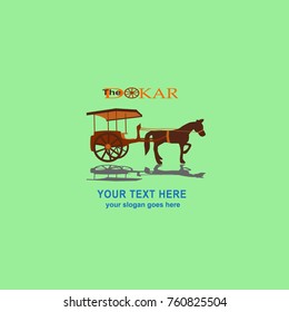 vector ofhorse-drawn carriage
