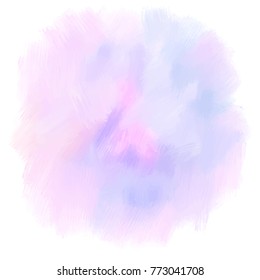 Vector oil abstract painting texture. Pastel background
