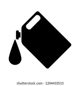 vector oil can illustration - oil container symbol, fuel sign. gasoline symbol
