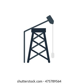 Vector  oil derrick icon