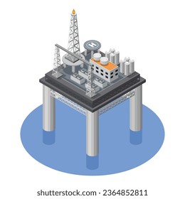 vector oil industry isometric infographics with means of transportation extraction equipment