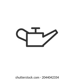 Vector oil line icon. Symbol in trendy outline style. Vector illustration isolated on a white background. 
