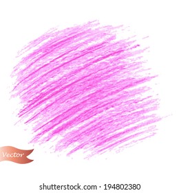Vector Oil Pastel Hand Drawn Texture