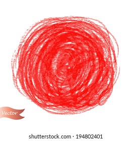 Vector Oil Pastel Hand Drawn Texture
