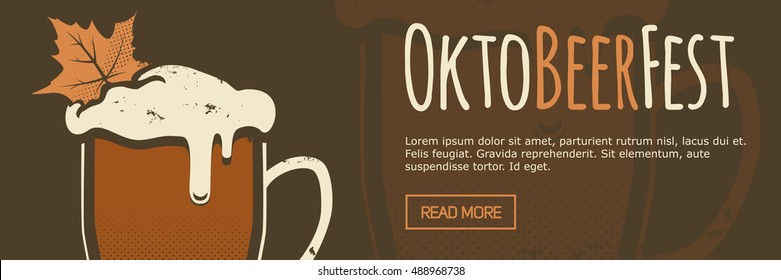 vector Oktoberfest banner
