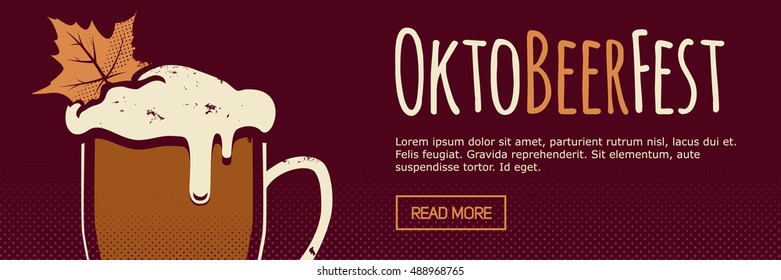 vector Oktoberfest banner