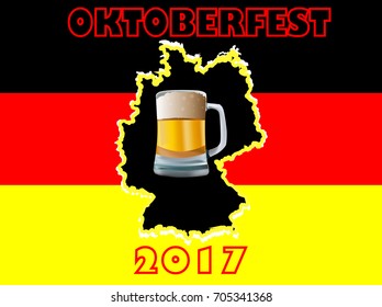 
The Vector OKTOBERFEST for T-shirt design or outwear. OKTOBERFEST style background.