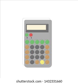 vector of old calculator symbol icon
