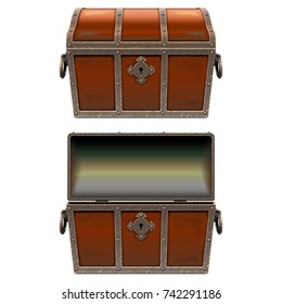 Vector Old Fairy Chest
