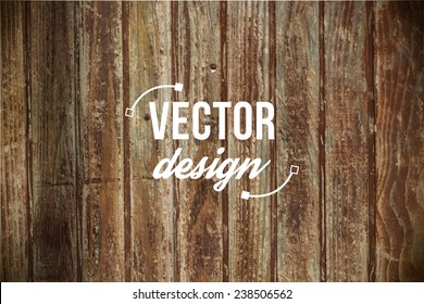 Vector old grunge wood background texture. Grunge  background of natural wood. Wood wall or table top