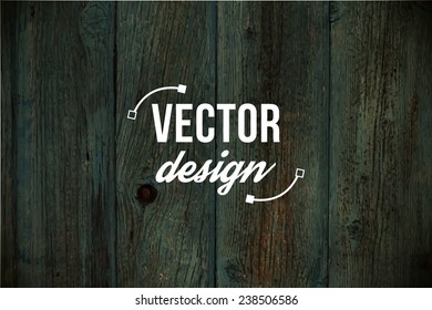 Vector old grunge wood background texture. Grunge  background of natural wood. Wood wall or table top