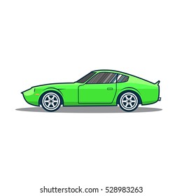 Japanese Car Side View Stock Illustrations Images Vectors Shutterstock