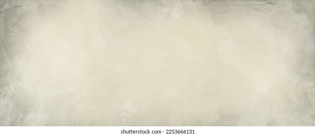 Vector old paper art background. Grunge old paper. Beige aged texture for cards, flyer, poster or banner. Hand drawn backdrop. Vintage template for design.