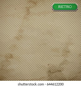 Vector old paper sheet with lines