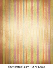 Vector old paper texture with colorful stripes.