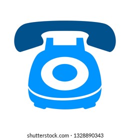 vector old phone. communication icon