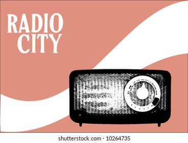 vector old radio