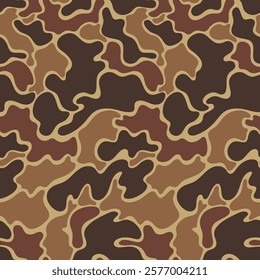 vector old school camouflage pattern, army pattern, retro camouflage