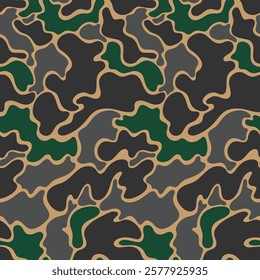 vector old school camouflage pattern, army pattern, retro camouflage, vector camouflage design, camouflage pattern