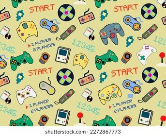 vector old school game console background that makes you nostalgic