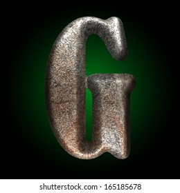 vector old stone letter
