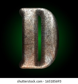 vector old stone letter