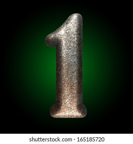 vector old stone letter