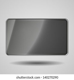 Vector old style tv screen