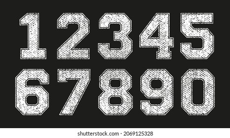 Conjunto de números vectoriales antiguos.