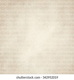 vector of old vintage paper background with waves and points