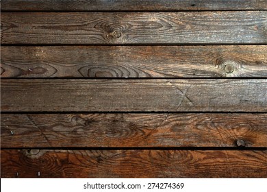 Vector old wooden background